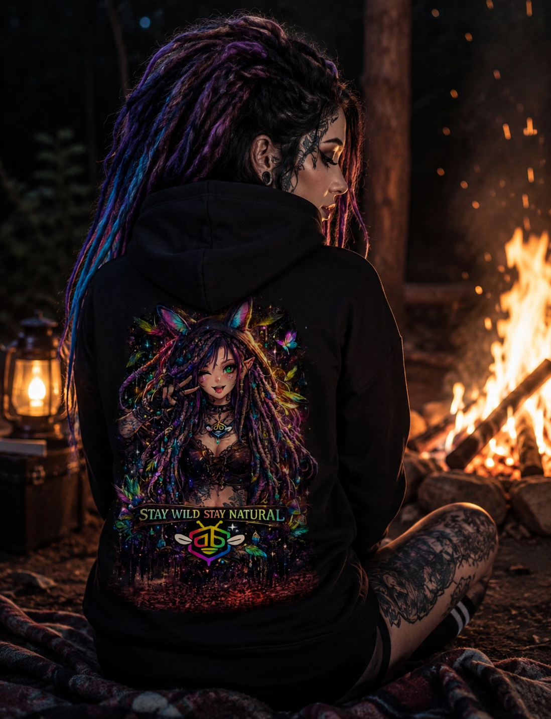 Hoody - stay wild -