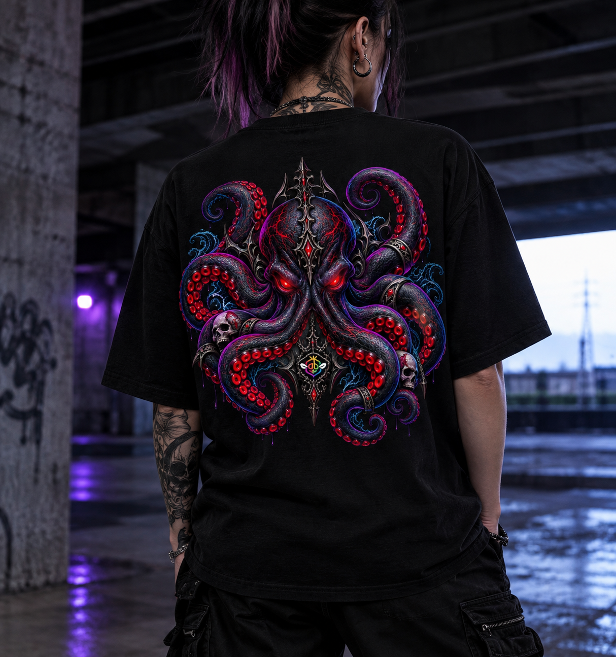 Oversized unisex ABYSS KRAKEN