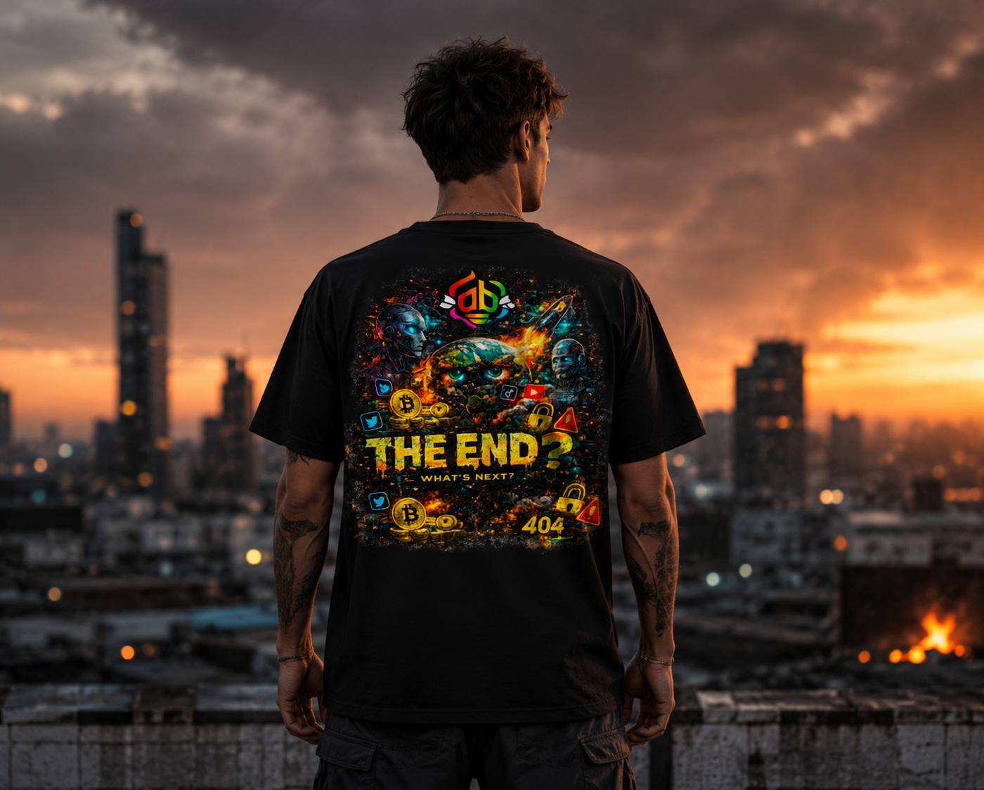 Tshirt männer The End ?