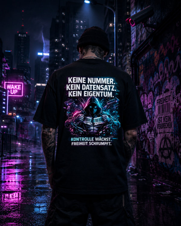 Unisex oversized Keine Nummer