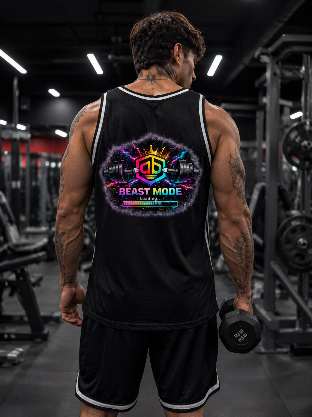 MuskelshirtBasketballtrikot " Beast mode"