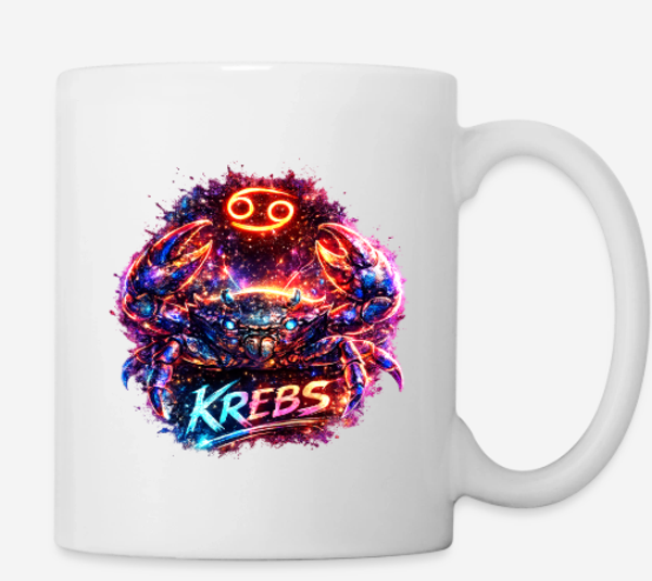 Tasse weiß Krebs