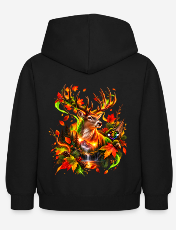 Kinder Hoodie Reh Herbst