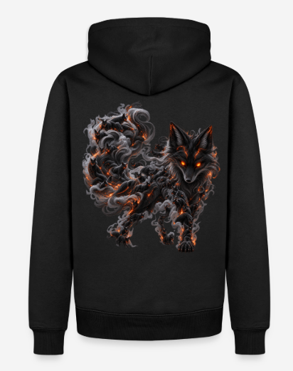 KAGEKITSUNE- Shadow Fox Hoodie Männer Streetwear