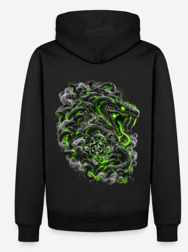 ABYSS SERPENT Herren Hoodie Streetwear