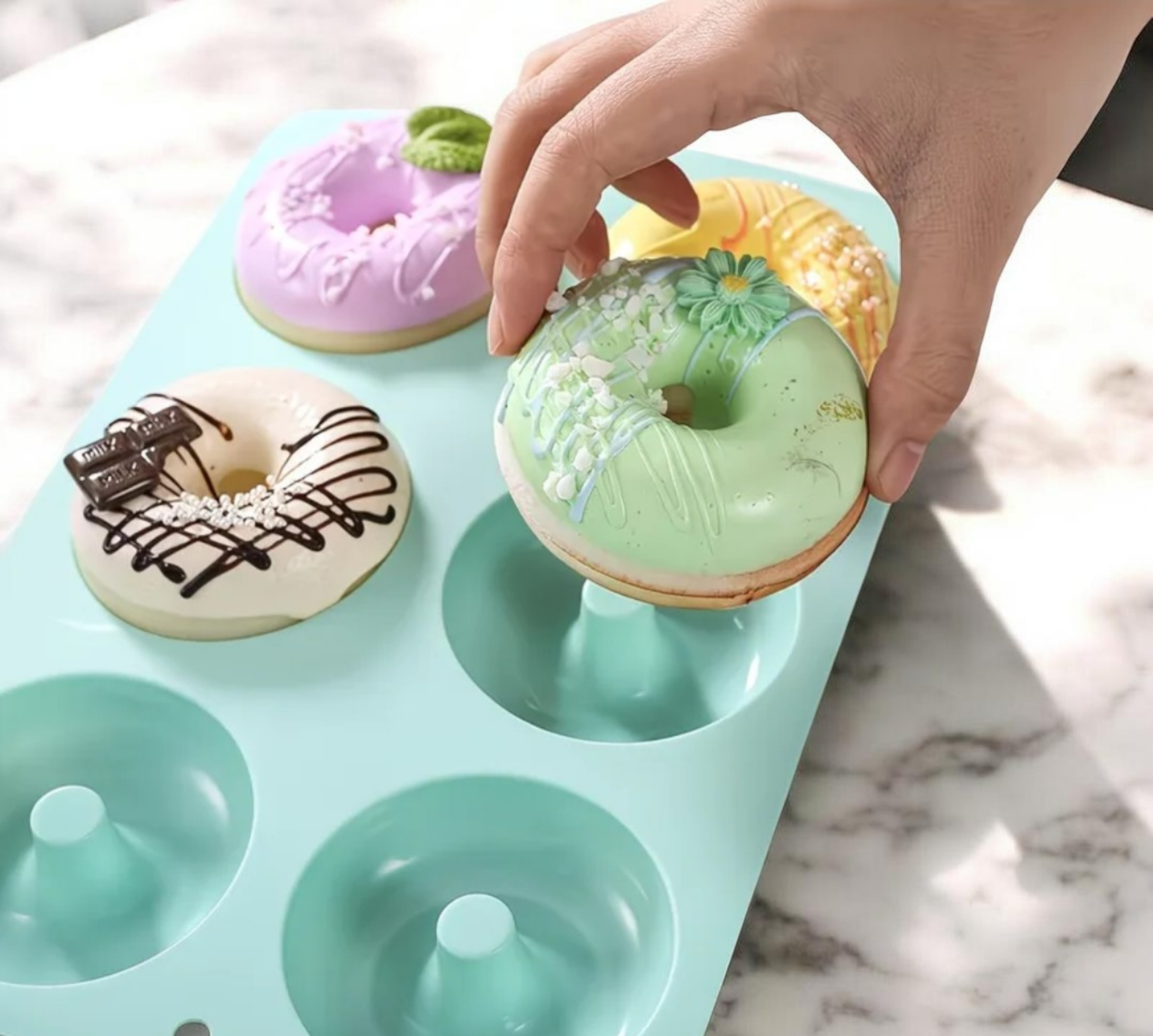 Donut-Form Backen