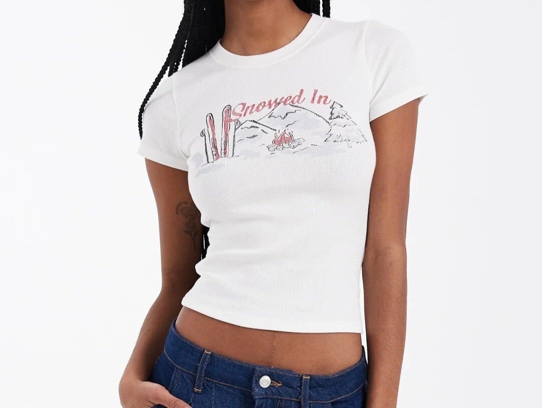 Top weis Hollister
