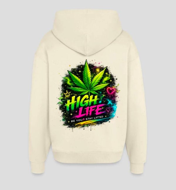 Hoody Naturfarben × high life × unisex