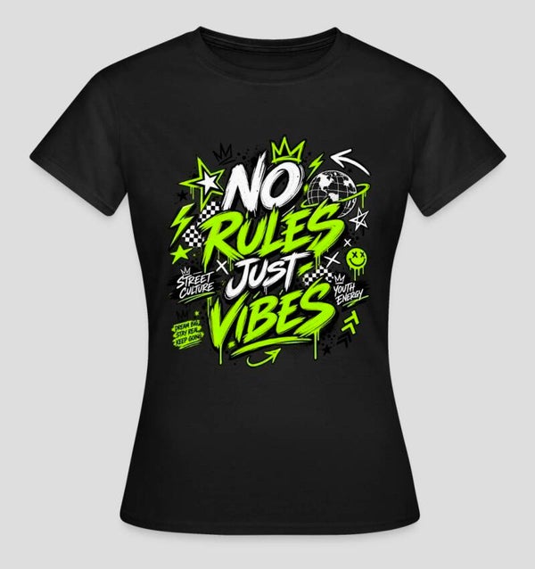 T- Shirt Damen NO RULES