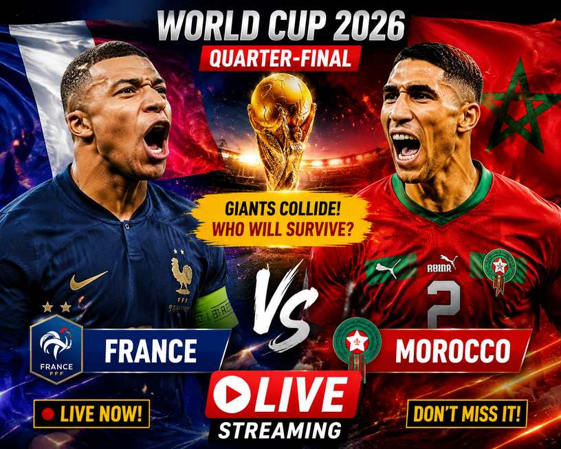 France vs Morocco FIFA World Cup 2026 Live