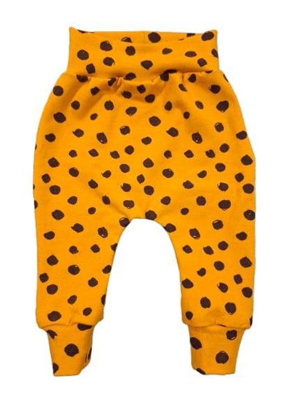 broekje okergeel dots
