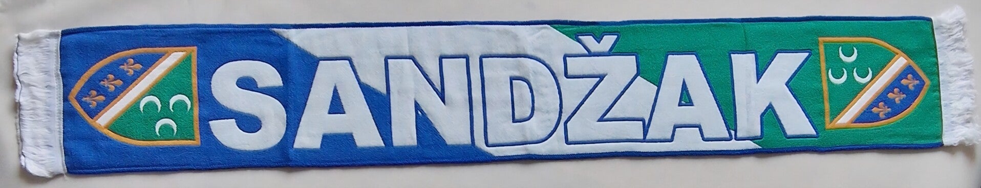 Šal sa natpisom Sandžaka 130x60 cm