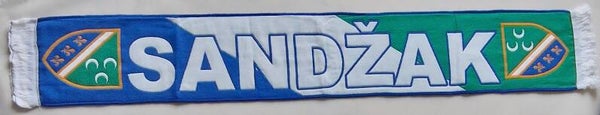 Šal sa natpisom Sandžaka 130x60 cm