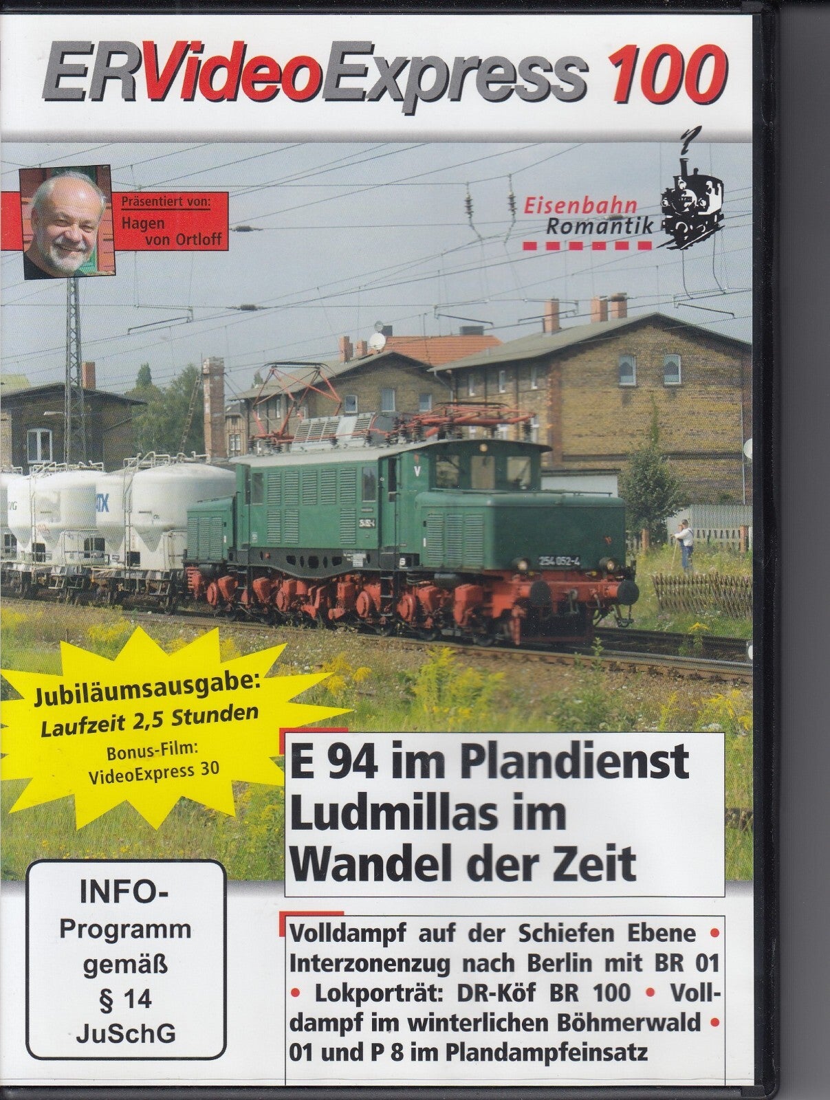 Eisenbahn Romantik Videoexpress 100 DVD FSK 0