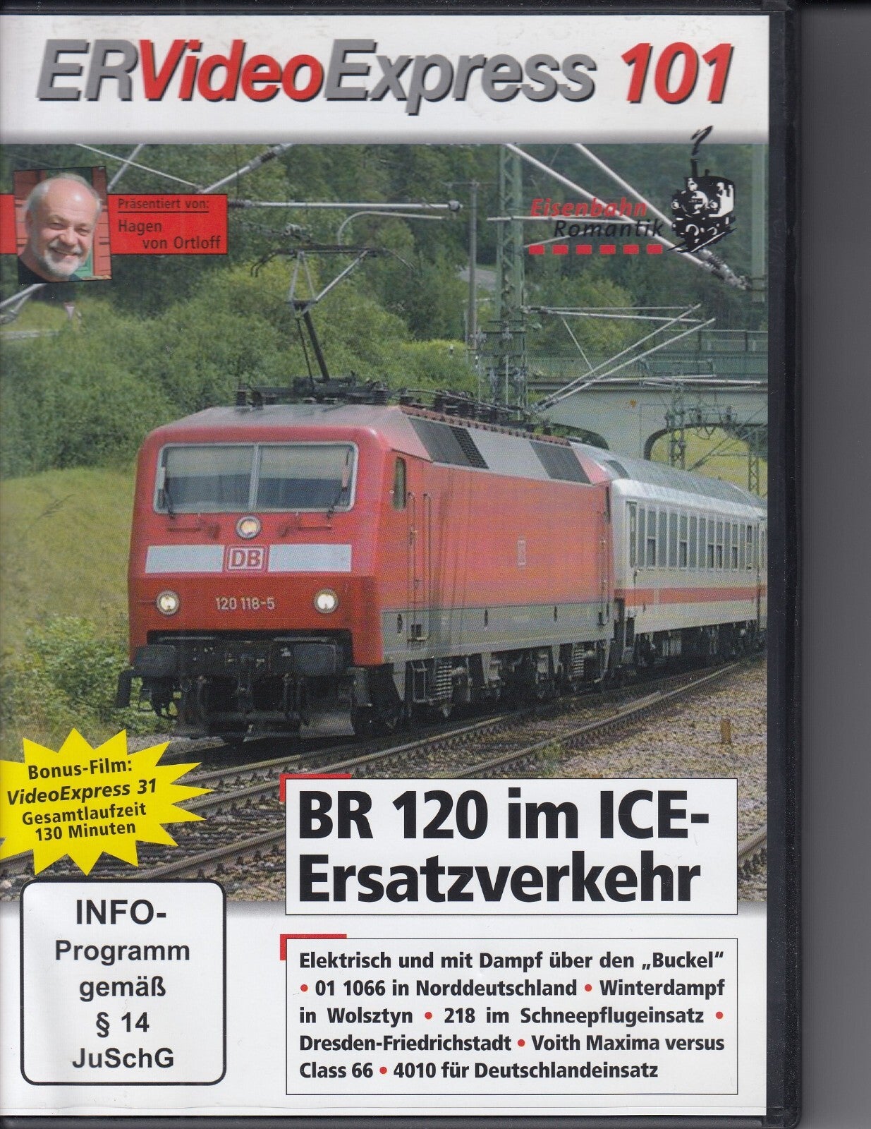 Eisenbahn Romantik Videoexpress 101 DVD FSK 0