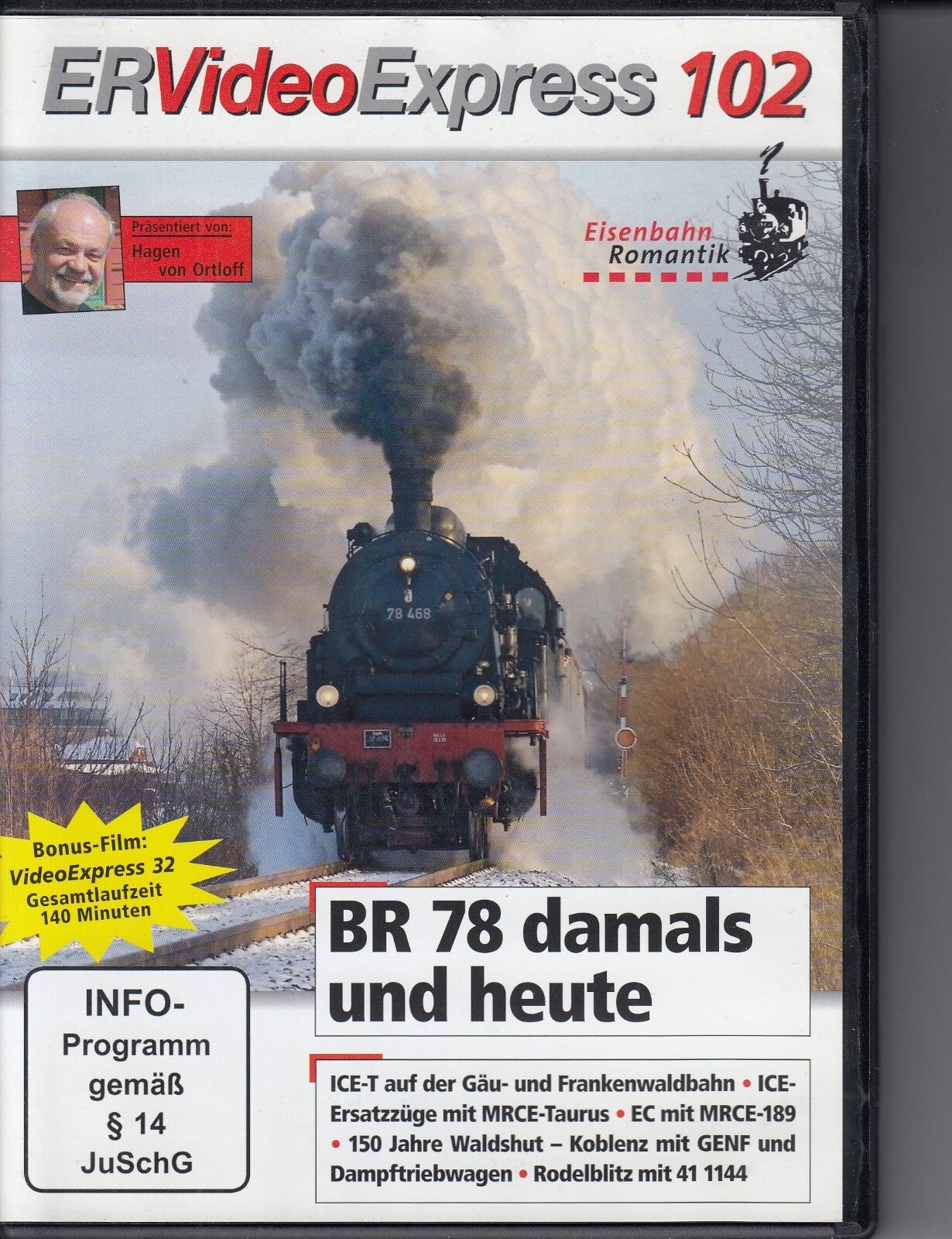 Eisenbahn Romantik Videoexpress 102 DVD FSK 0