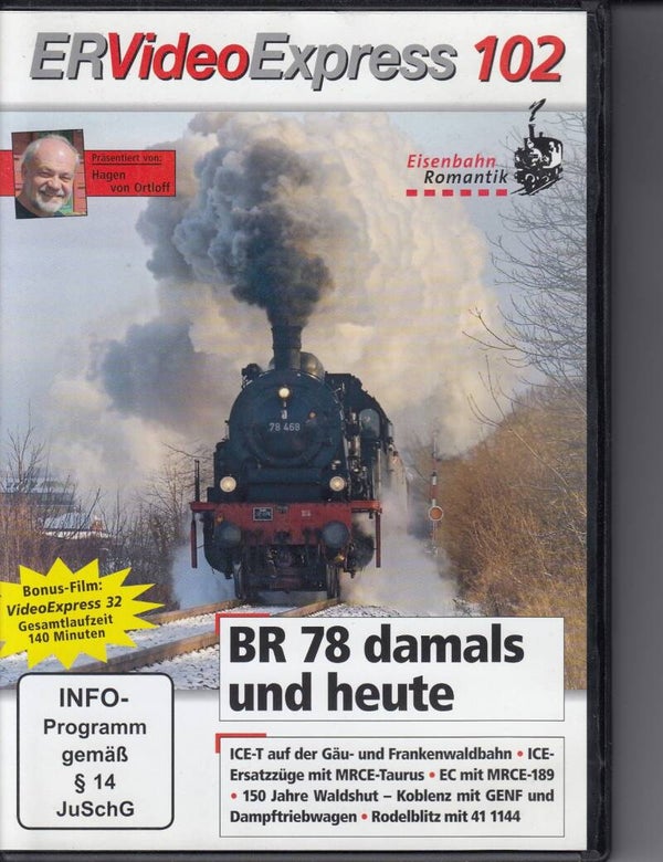 Eisenbahn Romantik Videoexpress 102 DVD FSK 0