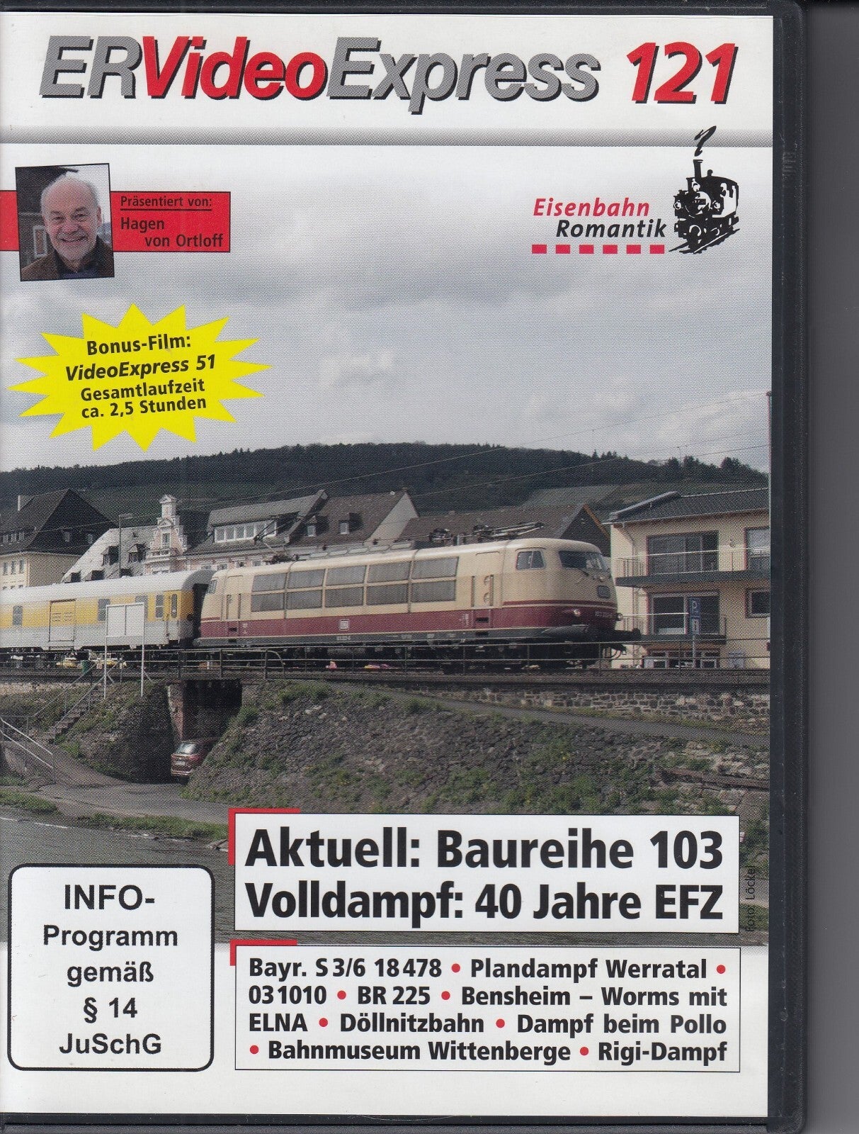 Eisenbahn Romantik Videoexpress 121 DVD FSK 0