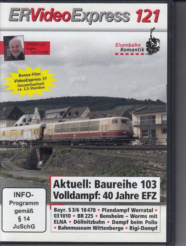 Eisenbahn Romantik Videoexpress 121 DVD FSK 0