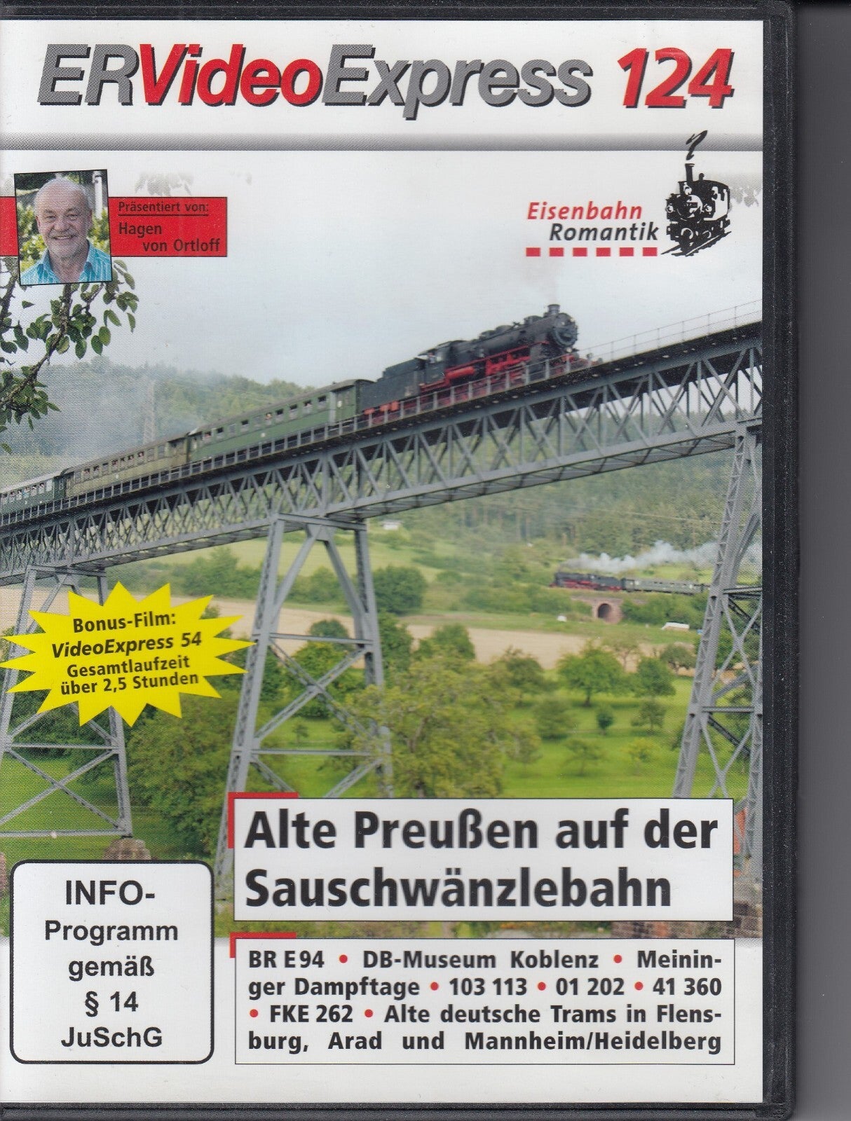 Eisenbahn Romantik Videoexpress 124 DVD FSK 0