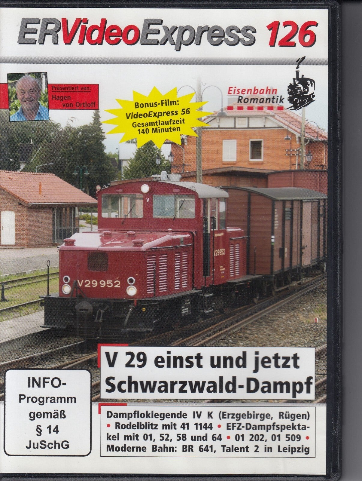 Eisenbahn Romantik Videoexpress 126 DVD FSK 0