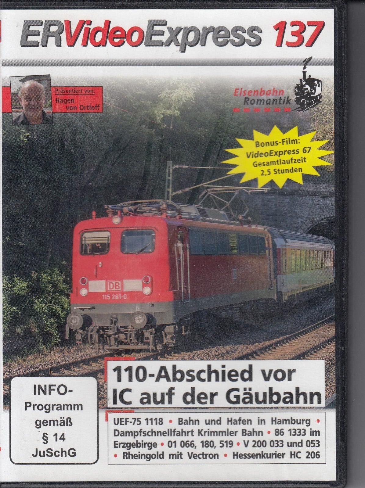 Eisenbahn Romantik Videoexpress 137 DVD FSK 0