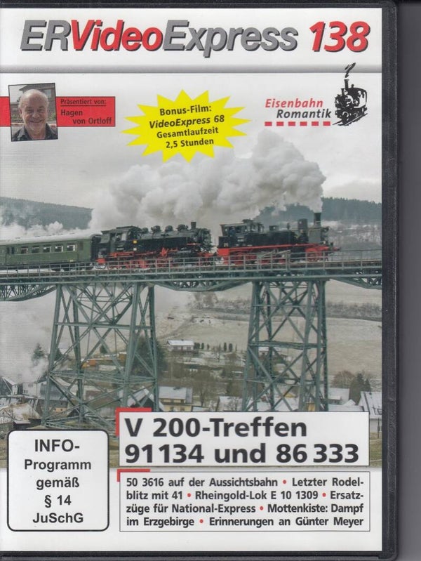Eisenbahn Romantik Videoexpress 138 DVD FSK 0