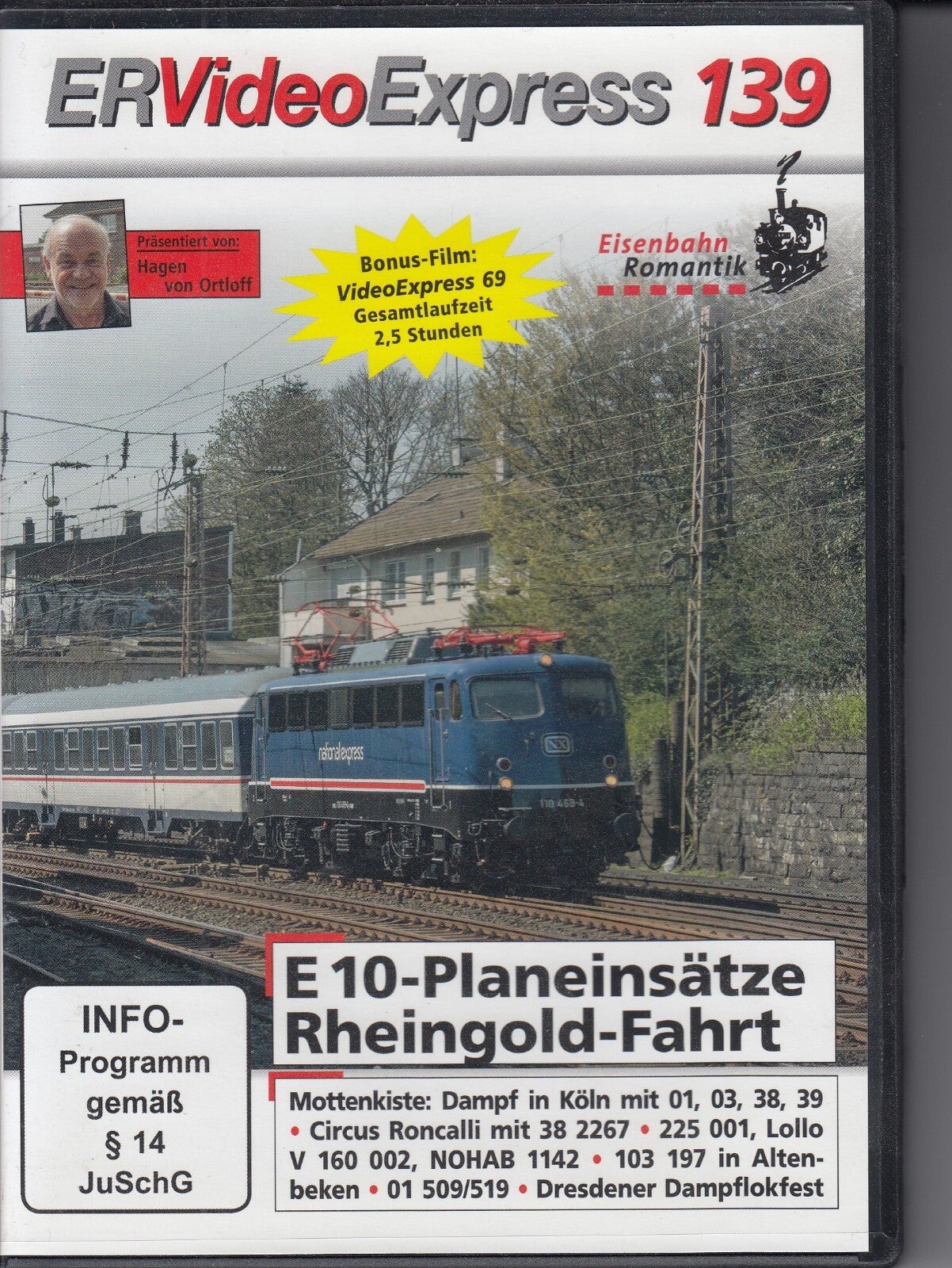 Eisenbahn Romantik Videoexpress 139 DVD FSK 0