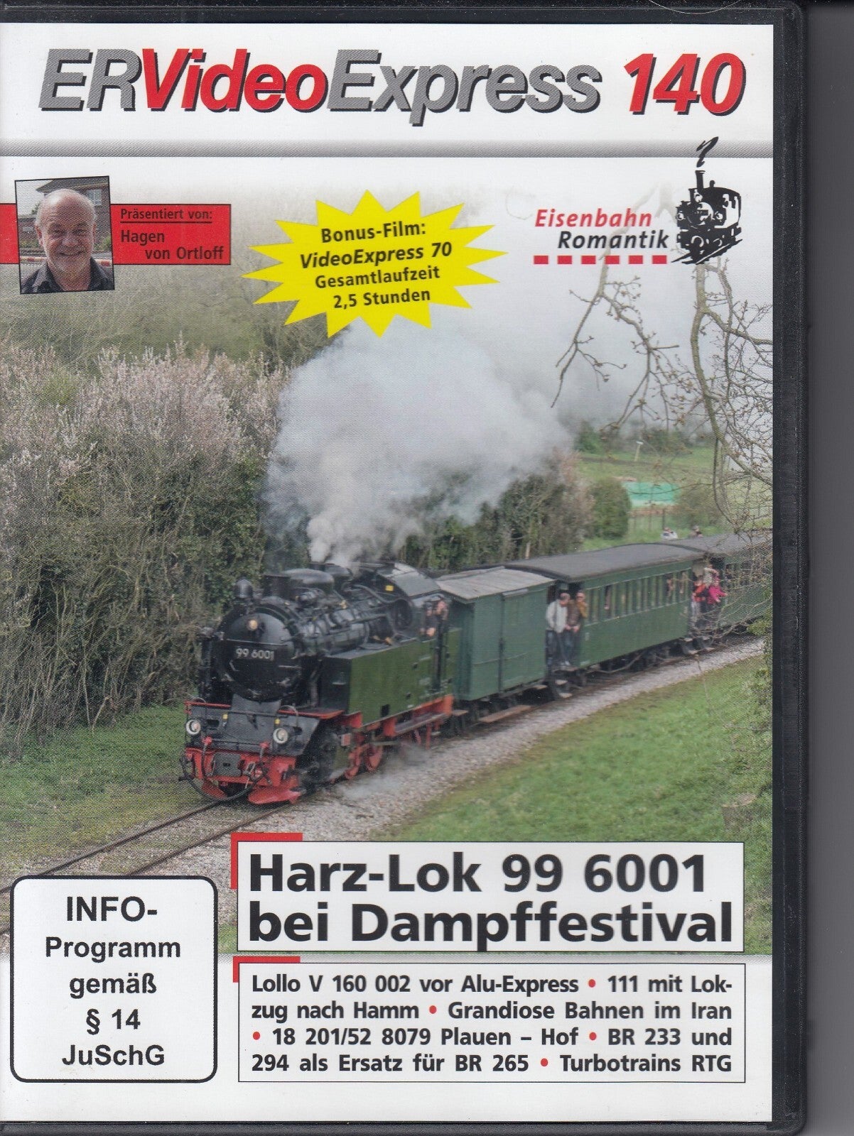 Eisenbahn Romantik Videoexpress 140 DVD FSK 0