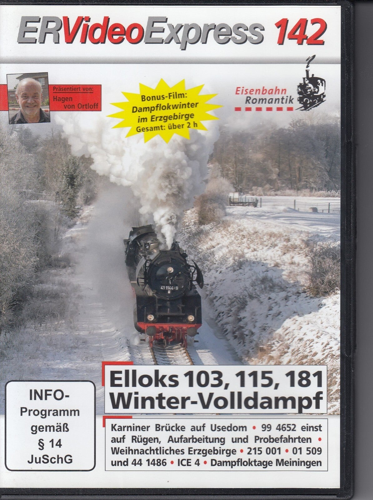 Eisenbahn Romantik Videoexpress 142 DVD FSK 0