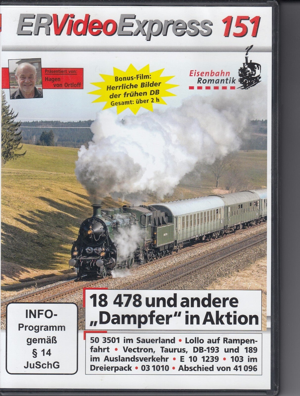 Eisenbahn Romantik Videoexpress 151 DVD FSK 0