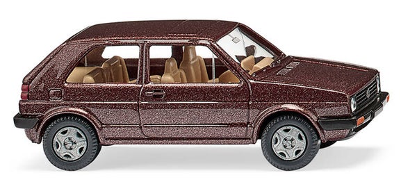 Wiking 1:87 004504 VW Golf II - umbrabraun-met.