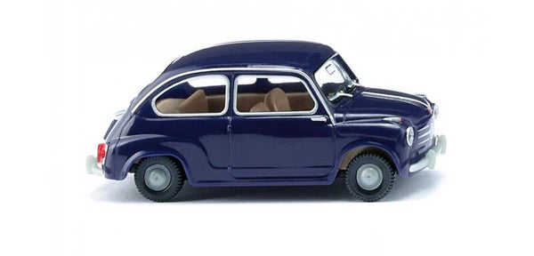 Wiking 1:87 009907 Fiat 600 - dunkelblau