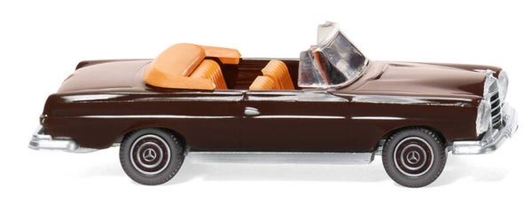 Wiking 1:87 015302 MB 280 SE Cabrio - schokoladenbraun