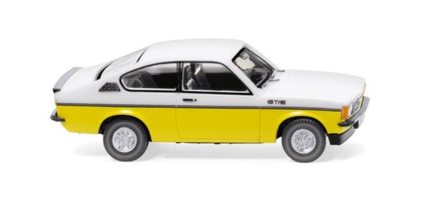 Wiking 1:87 022902 Opel Kadett C Coupé GT/E - weiß/gelb