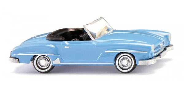 Wiking 1:87 025002 MB 190 SL Cabrio - hellblau
