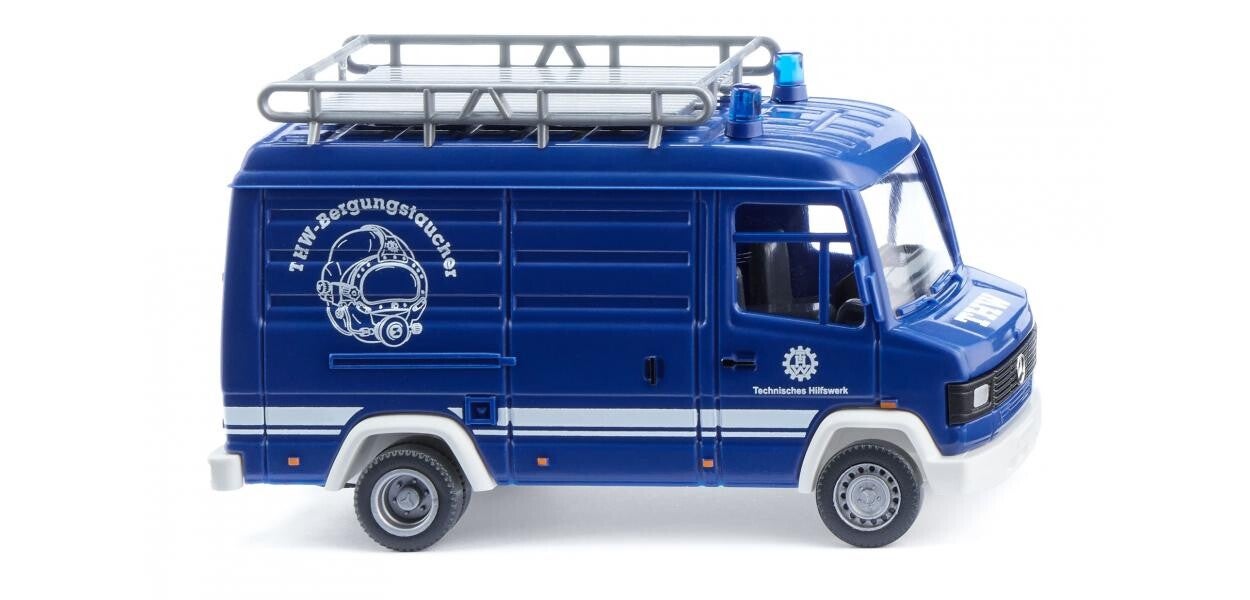 Wiking 1:87 027201 THW - Kastenwagen (MB 507 D)