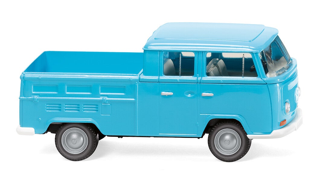 Wiking 1:87 0 31404 VW T2 Doppelkabine - eisblau