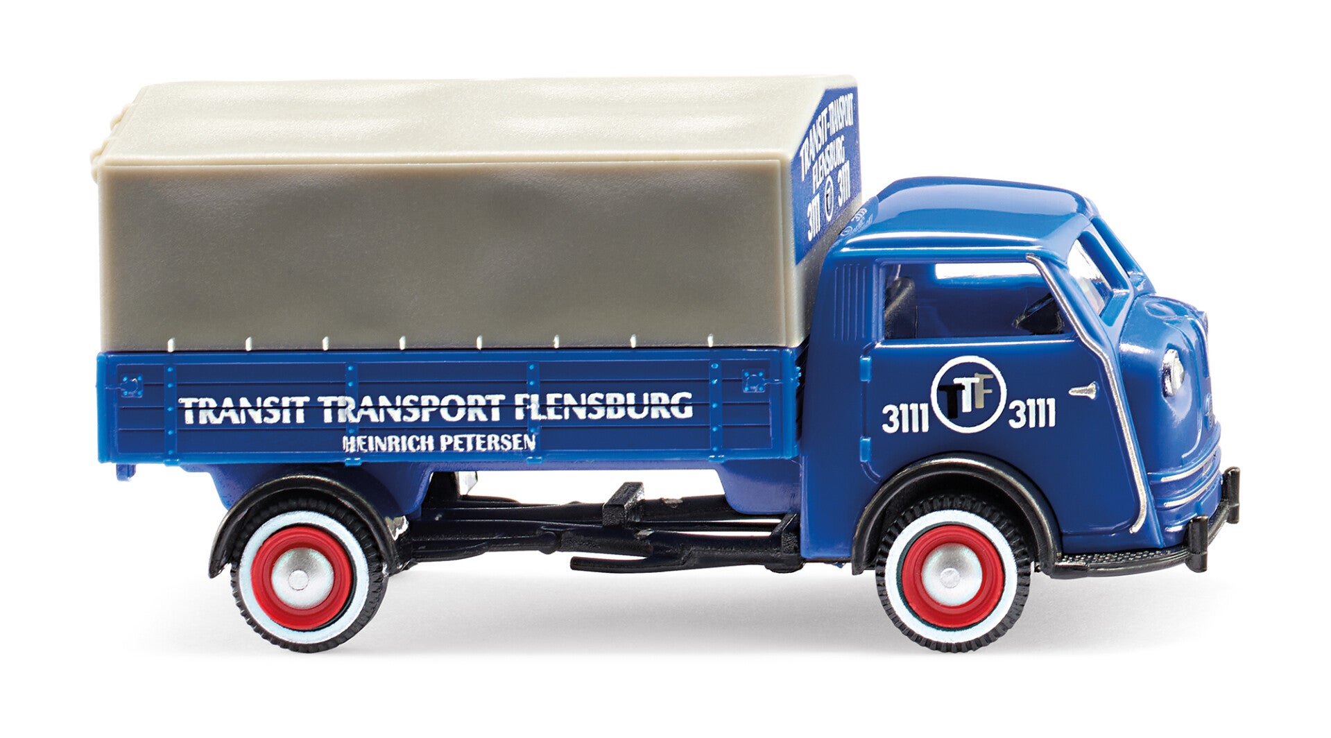 Wiking 1:87 033509 Tempo Matador Hochpritsche "Transit Transport Flensburg"