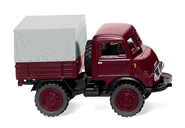 Wiking 1:87 036805 Unimog U 402 - weinrot