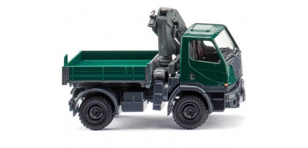 Wiking 1:87 036903 Unimog U 20 mit Ladekran - moosgrün