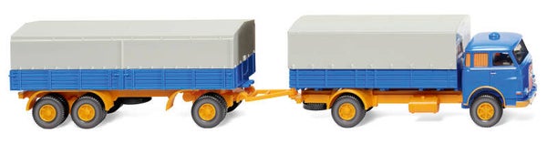 Wiking 1:87 041604 Pritschenhängerzug (MAN Pausbacke)