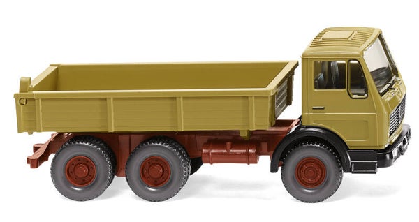 Wiking 1:87 042406 Flachpritschenkipper (MB NG) - currygelb