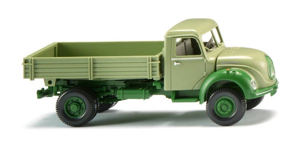Wiking 1:87 042496 Pritschenkipper (Magirus) - hellgrün