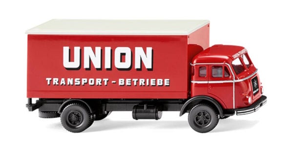 Wiking 1:87 042502 Koffer-Lkw (Henschel) "Union Transport"