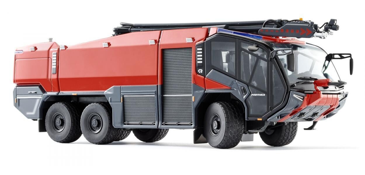 Wiking 1:43 043049 Feuerwehr - Rosenbauer FLF Panther 6x6 mit Löscharm