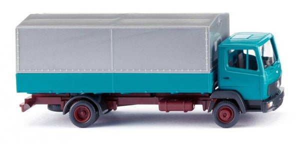 Wiking 1:87 043121 Pritschen-Lkw (MB LP 814) - türkis