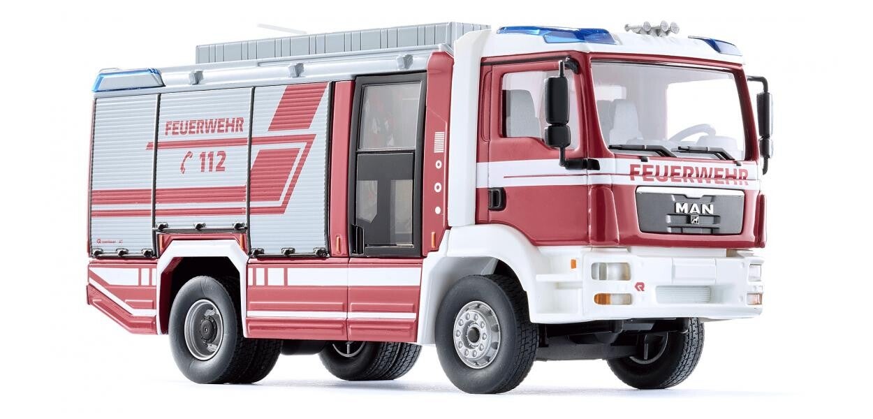 Wiking 1:43 043197 Feuerwehr - Rosenbauer AT LF (MAN TGM)