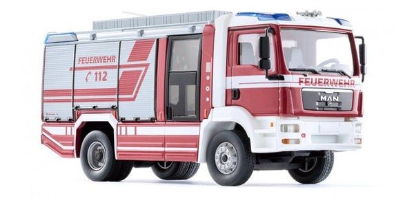 Wiking 1:43 043197 Feuerwehr - Rosenbauer AT LF (MAN TGM)