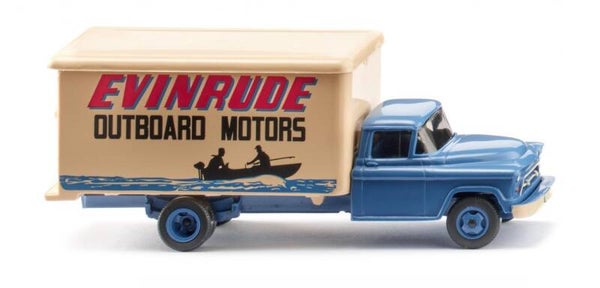 Wiking 1:87 044402 Koffer-Lkw (Chevrolet) "Evinrude"